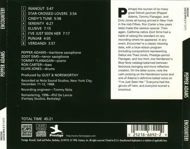 Pepper Adams - Encounter! (1968)