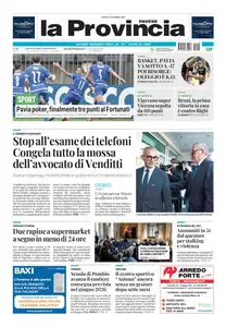 La Provincia Pavese - 3 Novembre 2025
