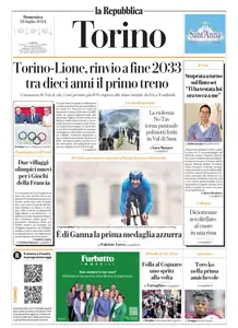 la Repubblica Torino - 28 Luglio 2024