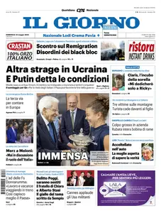 Il Giorno - 18 Maggio 2025