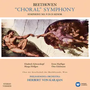 Herbert von Karajan - Beethoven- Symphony No. 9, Op. 125 -Choral- (Stereo Version) (2014/2025) [24/96]