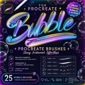 Bubbles Procreate Brushes