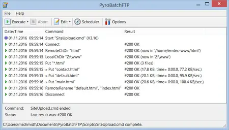 EmTec PyroBatchFTP Standard / Server Edition 3.38