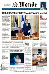 Le Monde du Dimanche 21 et Lundi 22 Septembre 2025