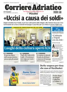 Corriere Adriatico Pesaro - 30 Giugno 2024