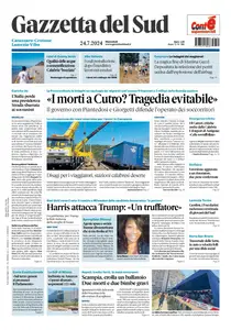 Gazzetta del Sud Catanzaro - 24 Luglio 2024