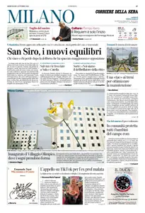 Corriere della Sera Milano - 1 Ottobre 2025