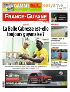 France-Guyane l'hebdo - 22 Novembre 2024