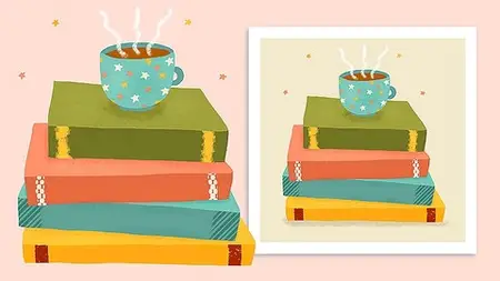 Procreate Projects: Illustrate A Cute Stack Of Books