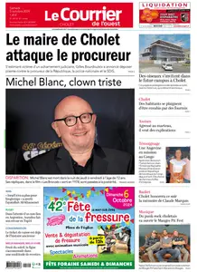 Le Courrier de l'Ouest Cholet - 5 Octobre 2024