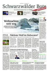 Schwarzwälder Bote Hechingen - 27. Dezember 2017