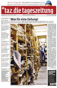 Tageszeitung TAZ vom 08Januar2013