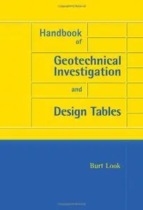 Handbook of Geotechnical Investigation and Design Tables  [Repost]