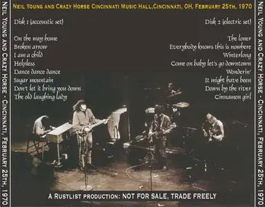 Neil Young & Crazy Horse - Cincinatti, February 25th, 1970 (2CD) (2xxx) {Rustlist Production}