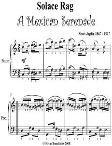 «Solace Rag Easy Piano Sheet Music» by Scott Joplin