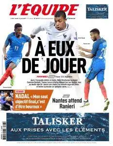 L'equipe du Mardi 13 Juin 2017