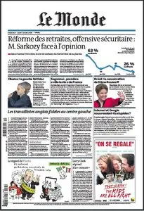 Le Monde, du  3 et 4 Octobre2010.