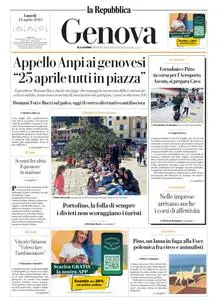 la Repubblica Genova - 24 Aprile 2023