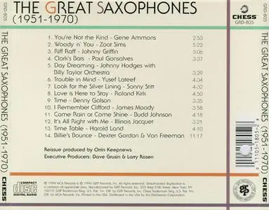 VA - The Great Saxophones (1951-1970) (1994) {Chess/GRP}