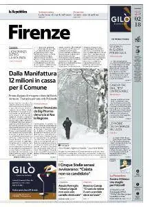 la Repubblica Firenze - 25 Febbraio 2018