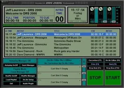 DRS 2006 Radio Automation Software