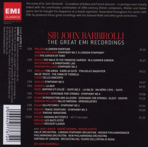 Sir John Barbirolli - The Great EMI Recordings (10CD Box Set) (2010)