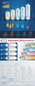 Vectors - Infographics Backgrounds 38