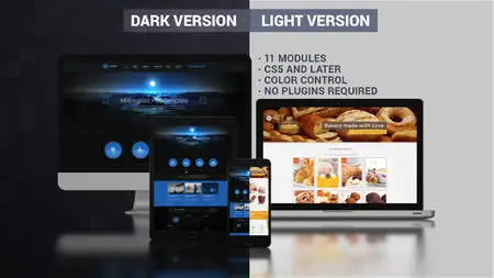 Website Presentation Dark Light - Project for After Effects (VideoHive)