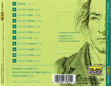 Jacques Loussier Trio - Beethoven: Allegretto from Symphony No.7 "Theme & Variations" (2003)