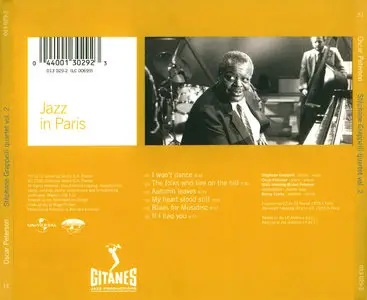 Oscar Peterson Stephane Grappelli Quartet Vol. 2 – Jazz In Paris (1973)(Gitanes–24-Bit Remaster)