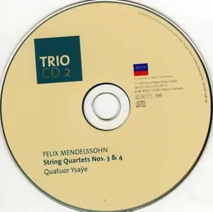 Quatuor Ysaÿe - Mendelssohn: Complete String Quartets (2002) [3CD Box Set]