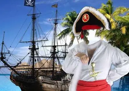 Template Pirate for Photoshop