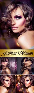 Stock Photo - Fashion Brunette Woman