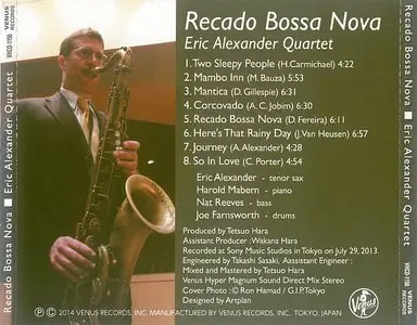 Eric Alexander Quartet - Recado Bossa Nova (2014) {Venus}
