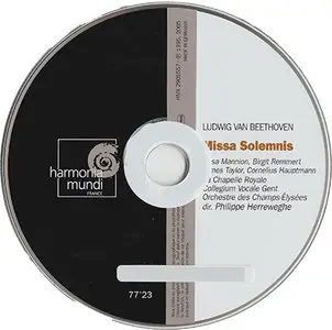 Beethoven - Collegium Vocale Gent / Herreweghe - Missa Solemnis in D major Op. 123 (1995, Harmoni Mundi # HMX 2901557) [RE-UP]