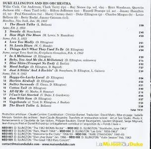 Duke Ellington - Mingus chez Duke - Bandbox, New York 1953 (2018) {La Maison du Duke MDD 010}