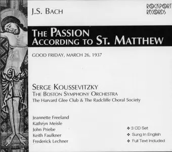 J.S.Bach - Matthaus Passion BWV 244 - Koussevitzsky (39)