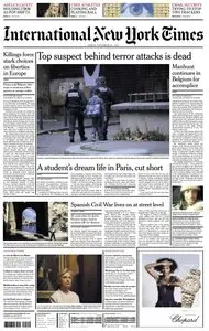 International New York Times - 20 November 2015