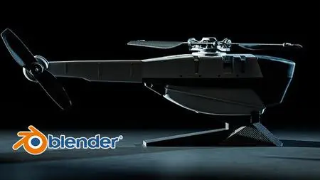 Blender: Learn How To Create The Military Black Hornet Drone