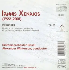 Iannis Xenakis - Kraanerg (2003)
