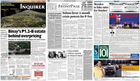 Philippine Daily Inquirer – October 09, 2014