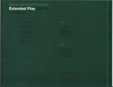 Dave Holland - Extended Play: Live at Birdland (2003) {2CD Set ECM 1864-65}