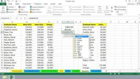 Excel 2013: Advanced Formulas and Functions