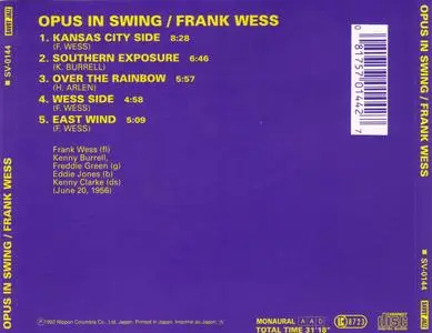 Frank Wess - Opus In Swing (1956) {Savoy Japan SV-0144 rel 1992}