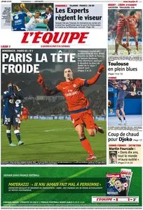 L'Equipe Edition du Lundi 21 Janvier 2013