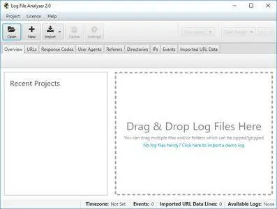 Screaming Frog Log File Analyser 2.0