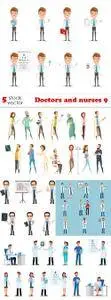 Vectors - Doctors and nurses 9