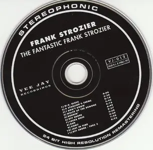 Frank Strozier - The Fantastic Frank Strozier (1997) {Vee Jay VJ-012 rec 1959-1960}