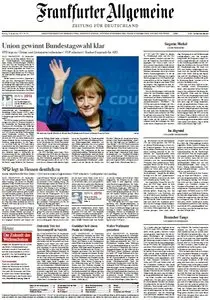 Frankfurter Allgemeine Zeitung vom Montag, 23. September 2013