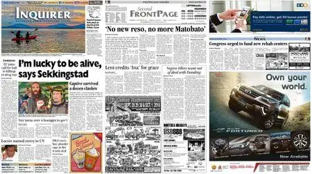 Philippine Daily Inquirer – September 19, 2016